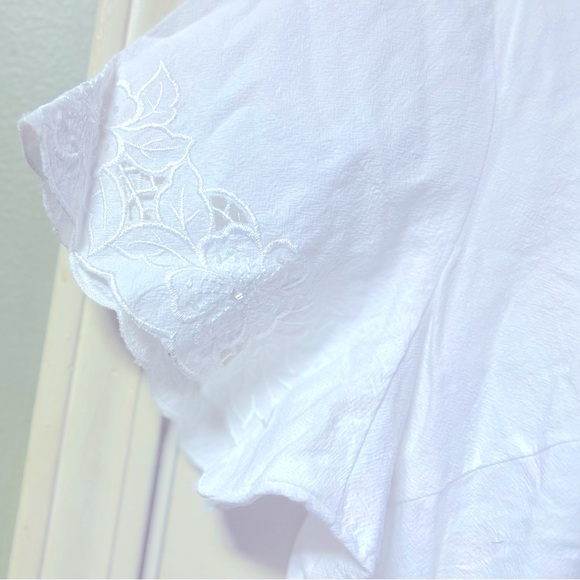 Essentials by Maggie ~ Top ~ Women’s ~ Size 22 - 24 ~ Blouse ~ 2X ~ White - Picture 9 of 9